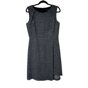 Banana Republic Gray Blue Black Tweed Handkerchief Hem Dress Size 10P‎ Women’s